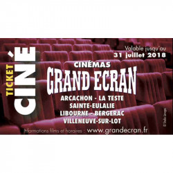 7,20€ Ticket cinéma Grand Ecran moins cher