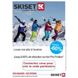 Tarif réduit SKISET - Location de skis 