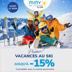 PRIMO MMV Offre spéciale réduction vacances ski + remise partenaire