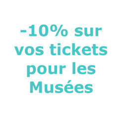 -10% sur vos tickets de visites des Musées avec Accès CE chez Tiqets