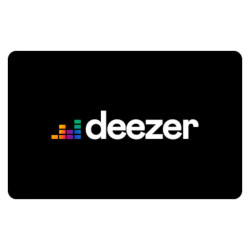 réduction Deezer grâce à notre Carte cadeau moins chère -5% avec Accès CE