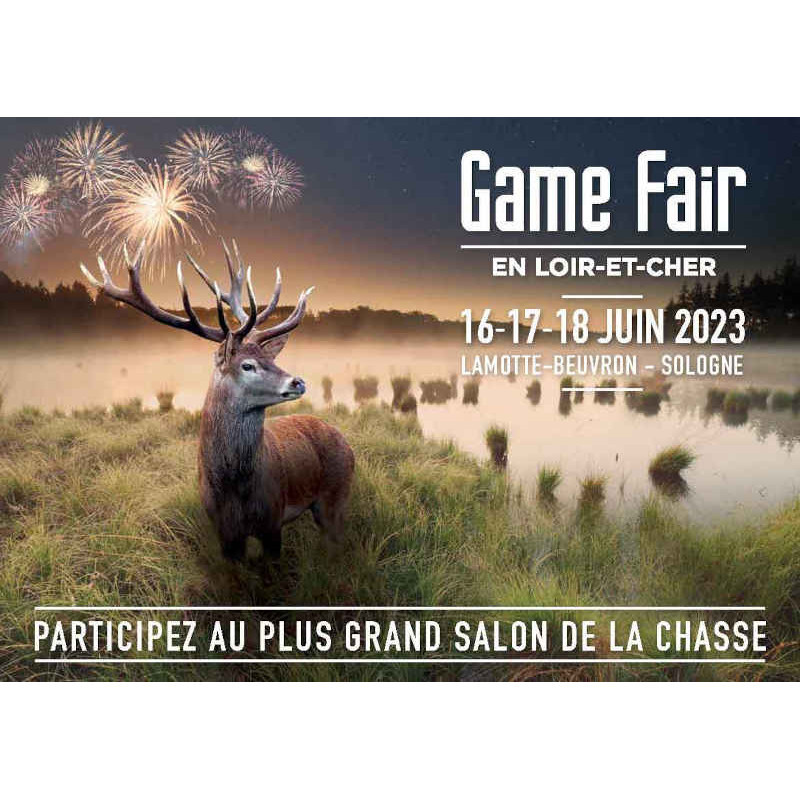 Tarif billet à 13€ Game Fair